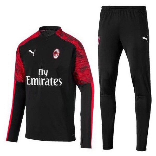 Futbol Chandal AC Milan 2019-2020 Negro Rojo